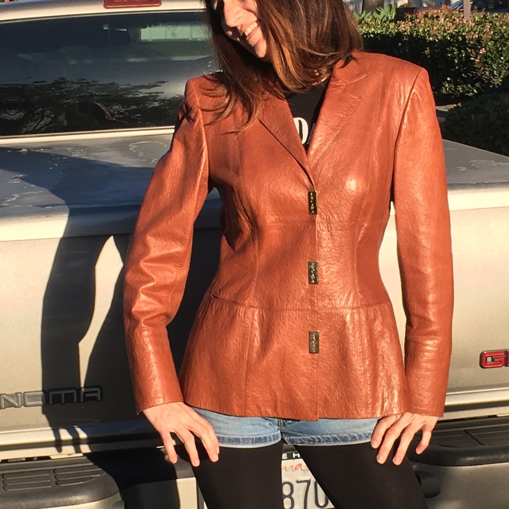 Escada Leather Jacket